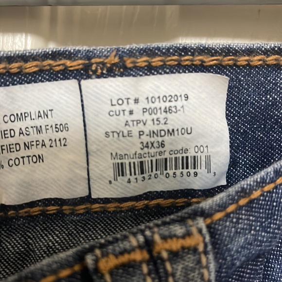 Lapco FR utility jeans. Great condition! Size 34 x36. Flame Resistant - Picture 9 of 13